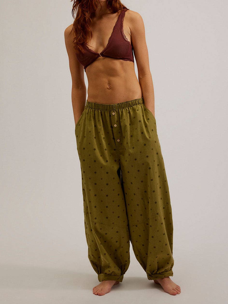 safistyle - Wholesale Pants - Women's - Floral Print Buttoned Pants2