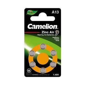 Camelion Battery - Wholesale Small/Handheld Appliance - Camelion Hearing Aid A13 6pk0