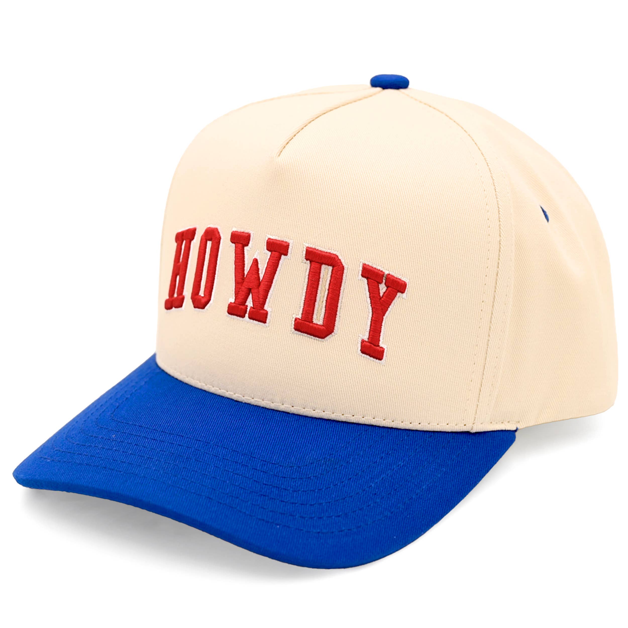 Hana - Wholesale Trucker Hat - Women's - C.C HOWDY Letter Embroidered Two Tone Trucker Cap3