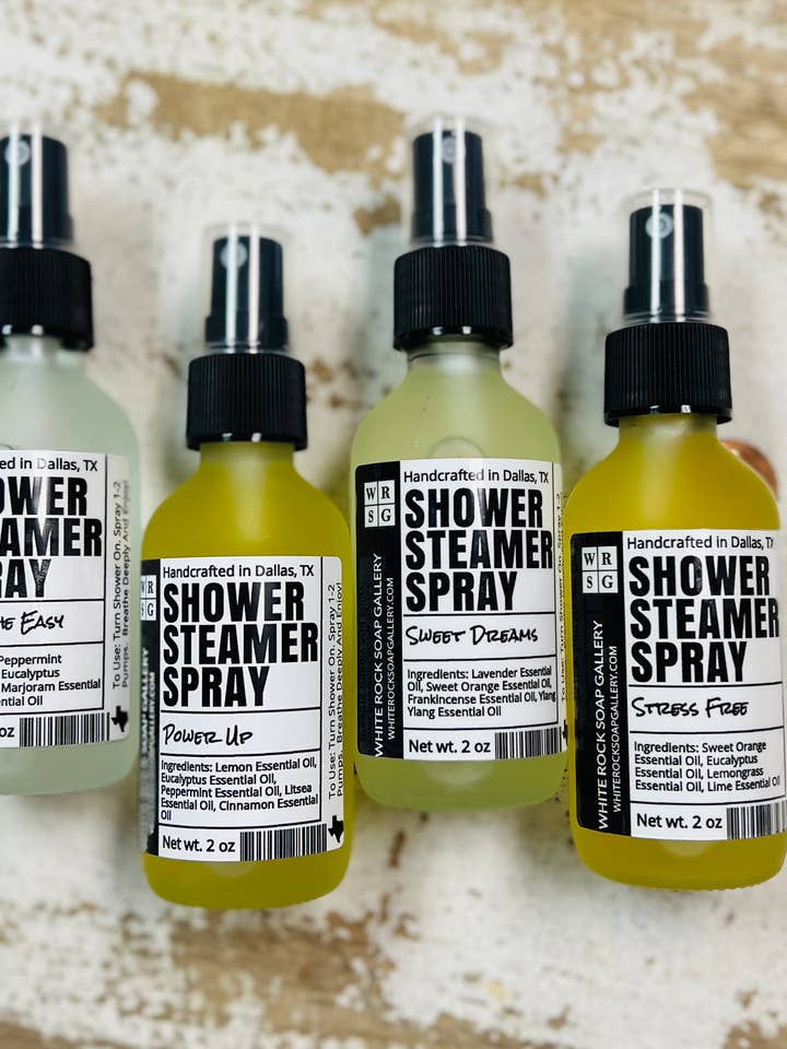 Vaporisateur vapeur de douche pour la vente par White Rock Soap Gallery