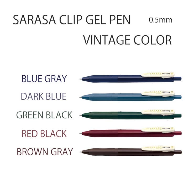 Hakubundo - Wholesale Pen - 【Japanese Stationery】ZEBRA SARASA CLIP GEL PEN