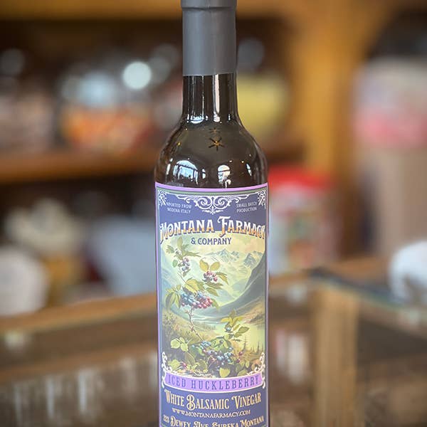 Montana Farmacy - Wholesale Vinegar - Iced White Huckleberry balsamic 375ml Rocky Mountain