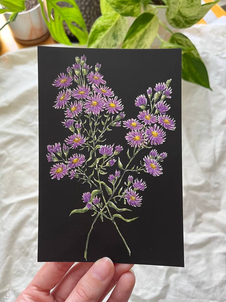 Lauren Noel Studio - Wholesale Postcard - Birth Month Flower Postcard10