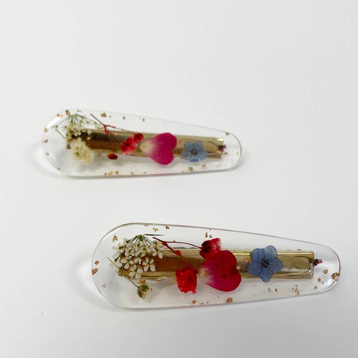 Sunnie Lane – wholesale Hair clip – Women’s – Flower Hair Clip - Real Pressed Flowers7