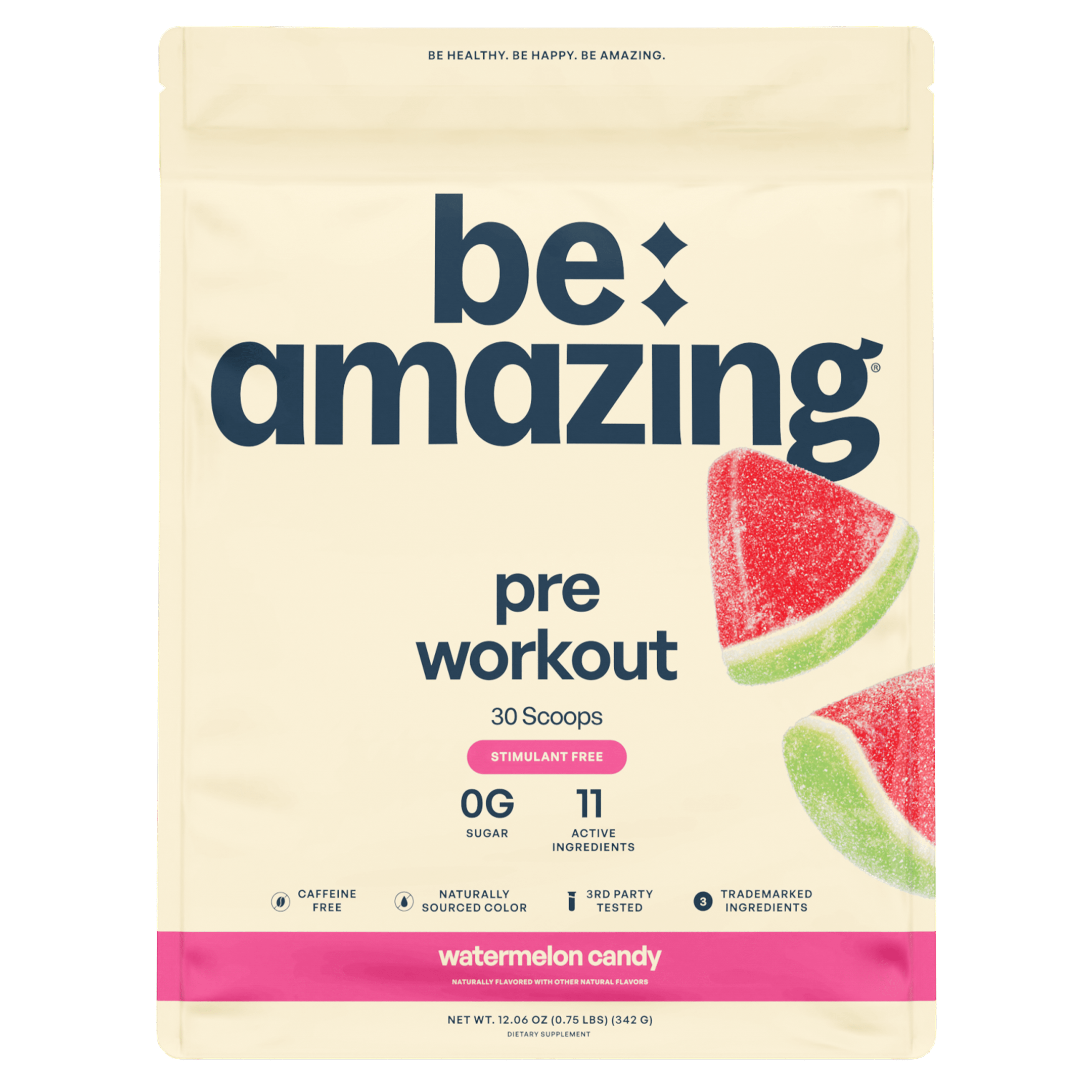 Be Amazing – wholesale Powdered health drink – stimulant free pre workout1