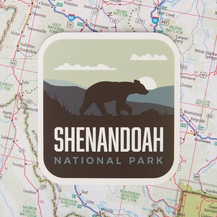 Autocollant Parc National de Shenandoah pour la vente par Vagabond Heart