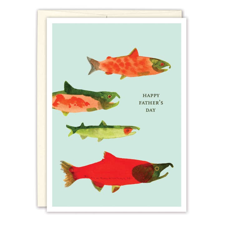 Biely & Shoaf - Wholesale Father's Day Card - Salmon Father's Day Card