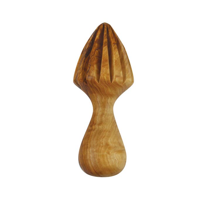 Be Home US - Wholesale Juicer - Olive Wood Citrus Press0