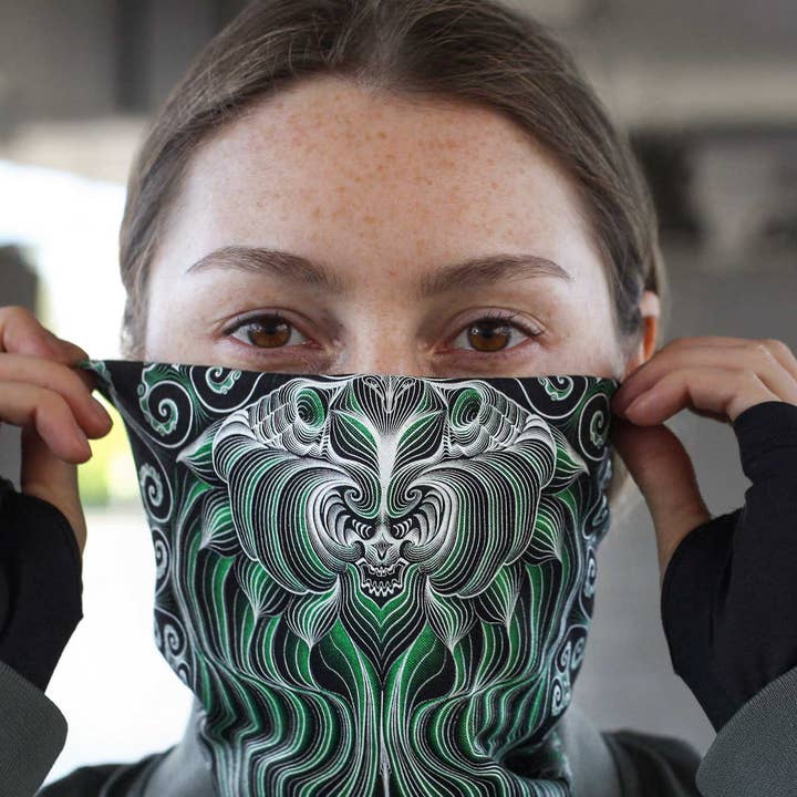 Cache-cou Gulgalta - Noir pour la vente par symbolika