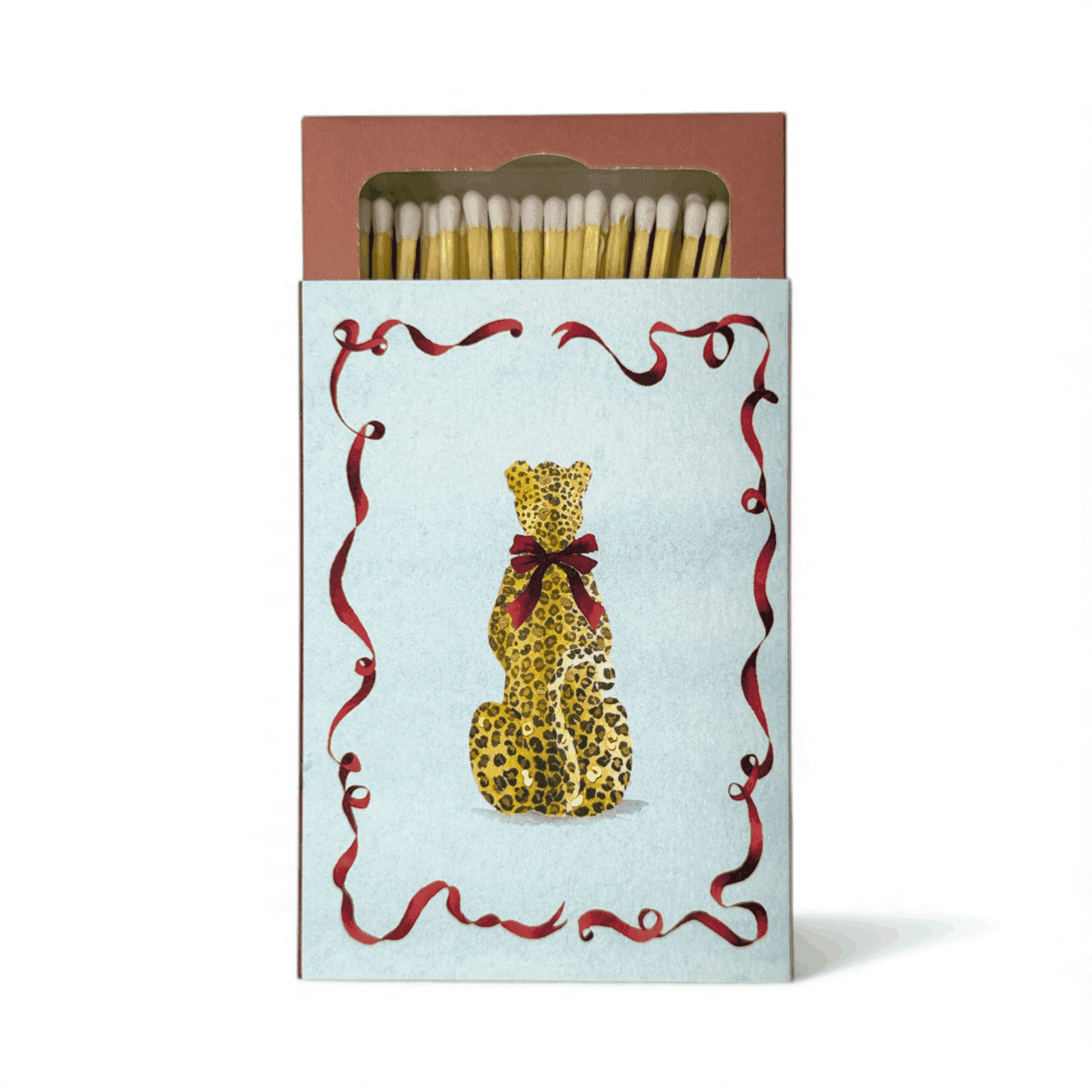 The Matchbox Maker Ltd – wholesale Matches – Leopard With A Bow0