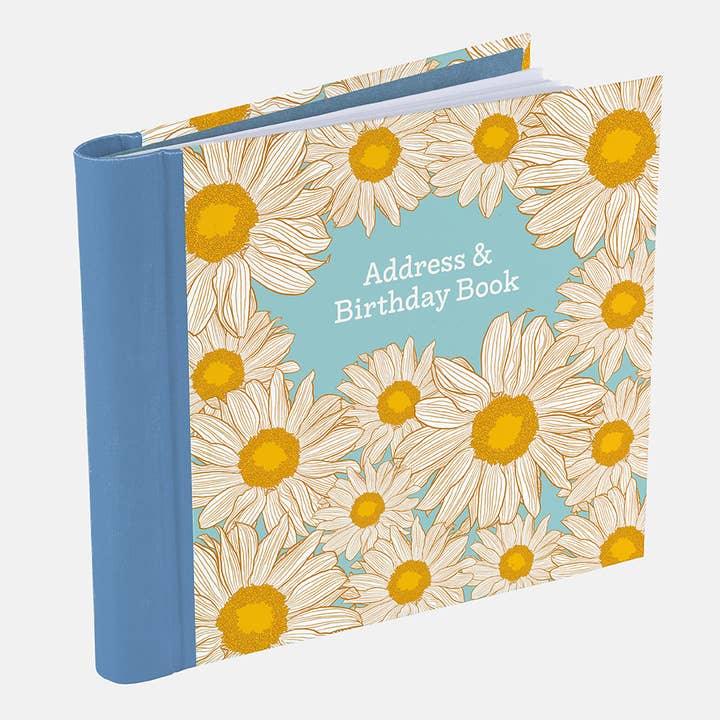 Address & Birthday Book - Hazy Daisies for wholesale by The Gifted Stationery Company