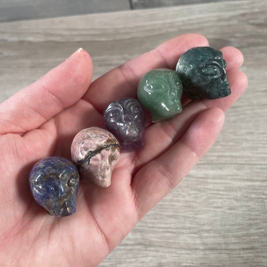 Keystone Crystals - Wholesale Spiritual Stone/Crystal - Assorted Gemstone Skull Figurines – Crystal Carvings in Bulk15