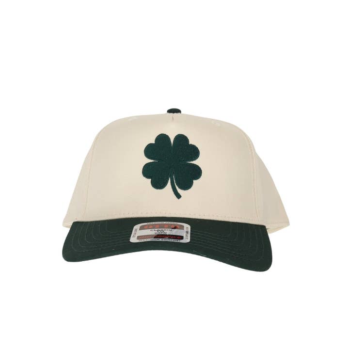 4 Leaf Clover Canvas Trucker Hat for wholesale by Stitch Your Style