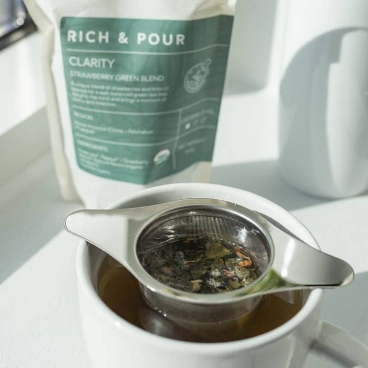 Rich & Pour - Wholesale Tea Strainer/Infuser - Stainless Steel Tea Infuser Mesh Strainer for Loose Leaf Tea4