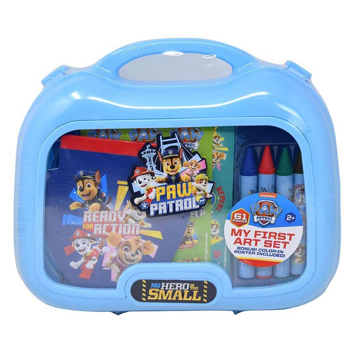 Paw Patrol Art Set in Plastic Carry Case for wholesale by Deluxe Import Trading