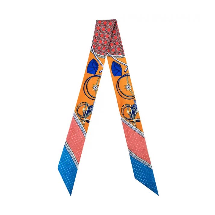 Scarf Necklace ~ Orange for wholesale by Deep South Originals Inc.