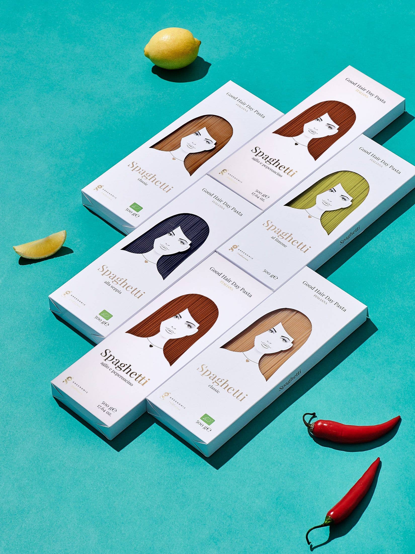 Greenomic Delicatessen - Wholesale Pasta - GOOD HAIR DAY PASTA ORGANIC SPAGHETTI ALLA SEPPIA1