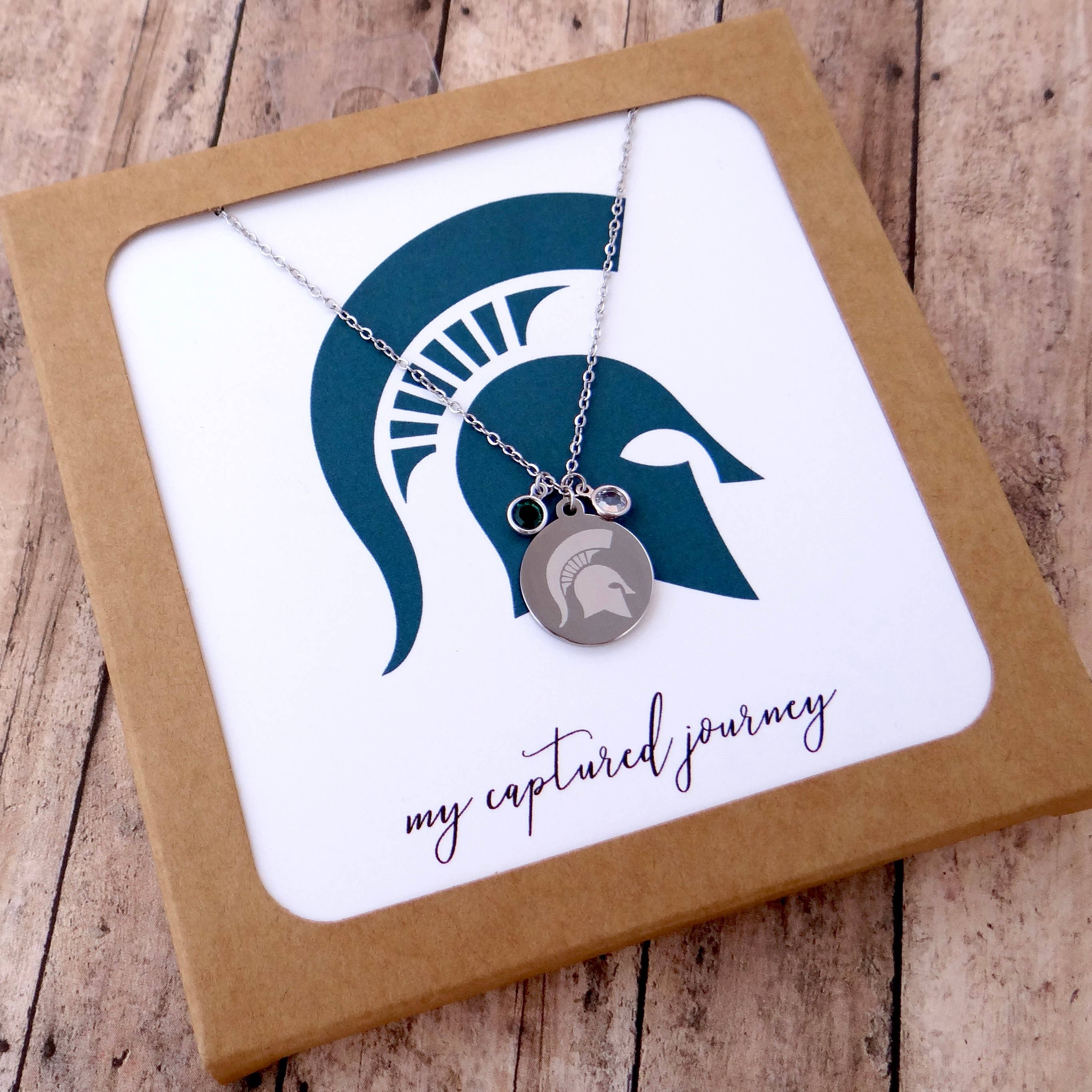 My Captured Journey - Wholesale Pendant/Charm Necklace - Team necklace, Sports team, school team,Michigan5