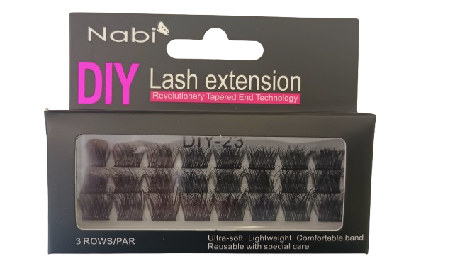 Nabi Cosmetic – wholesale False/fake eyelashes – FMD-05B 12styles DIY Lash Extension 6DZ Set B9