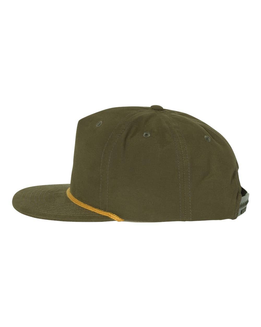 Total Apparel - Wholesale Flat Brim Cap - Unisex - Richardson Umpqua Snapback Five-Panel Rope Cap | Hat 25610