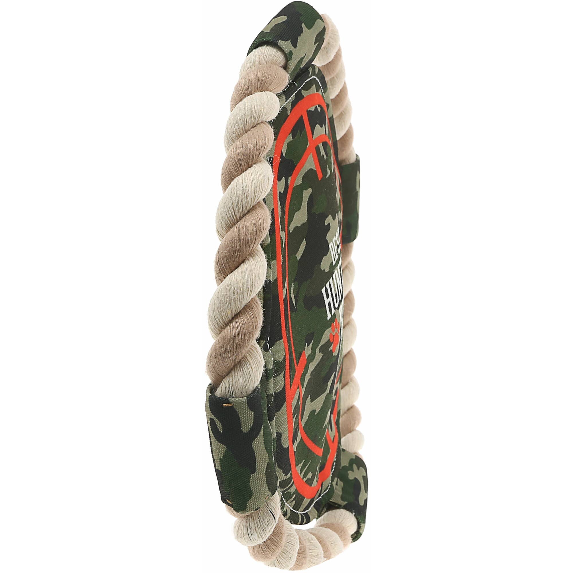 Pavilion - Wholesale Touwspeeltje - Hond - Hunting Buddy - Canvas hondenspeelgoed van 10" x 10" aan touw2