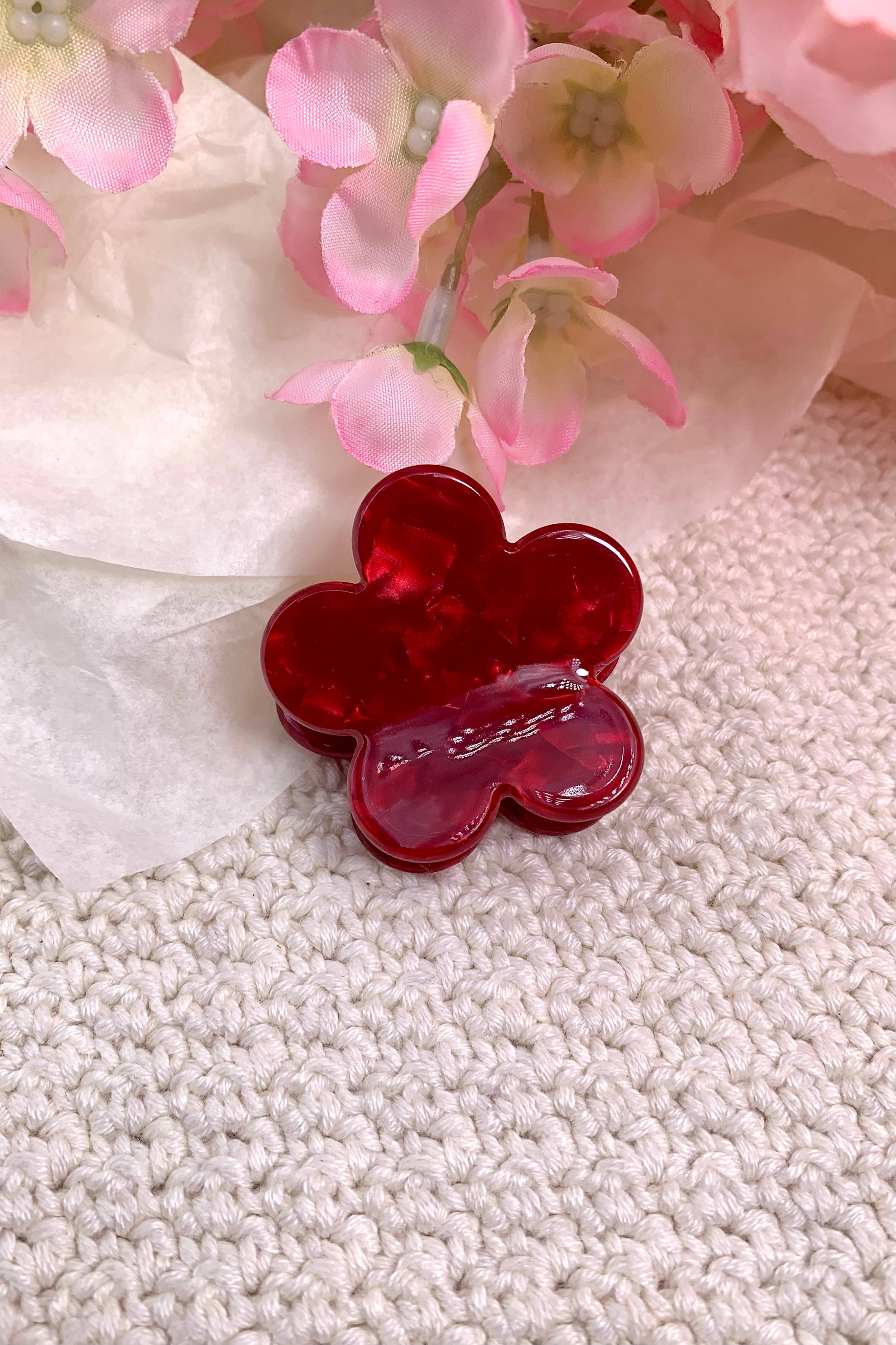 BYREN | ÉLINE L'ATELIER - Wholesale Hair Accessories Set - Women's - Mini flower clip 4cm YH503