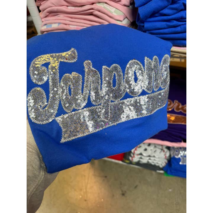 Shop Southern Belle - Wholesale T-Shirt - Women's - Custom School Spirit Wear Real Sequins Short Sleeve