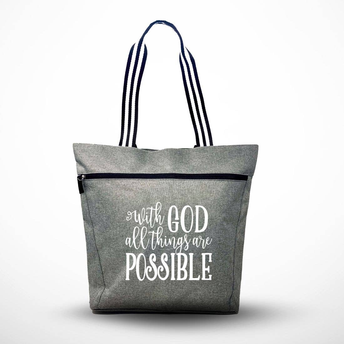 Brooke & Jess Designs - Vente Tote bag – femme - Sacs fourre-tout religieux à fermeture éclair avec poches - De nombreuses options4