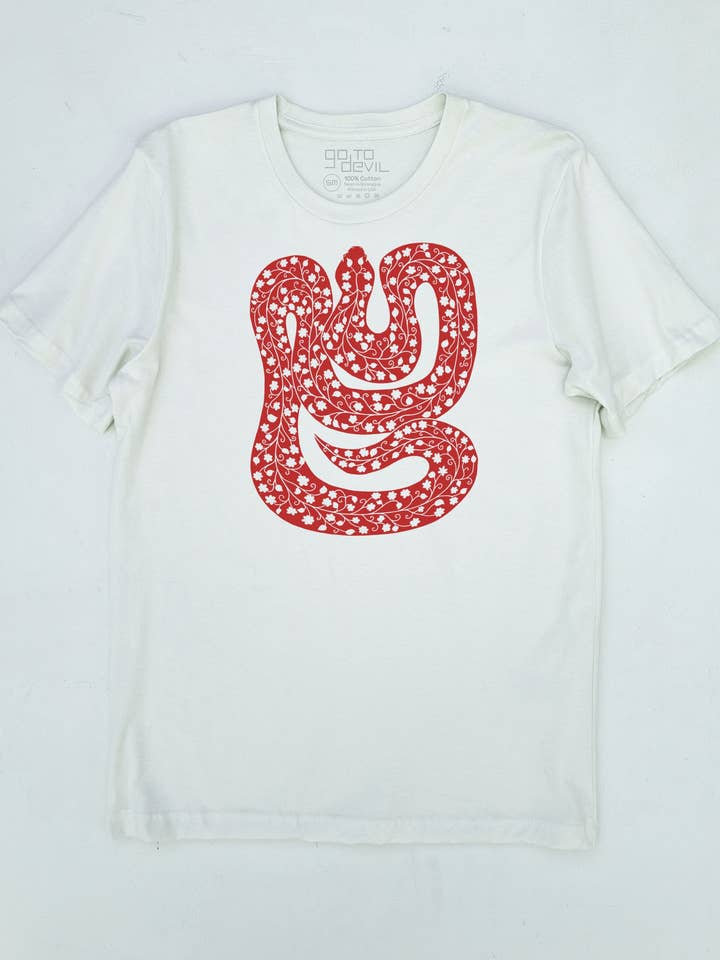 Snake Men's Crew Neck Tee for wholesale by Go To Devil