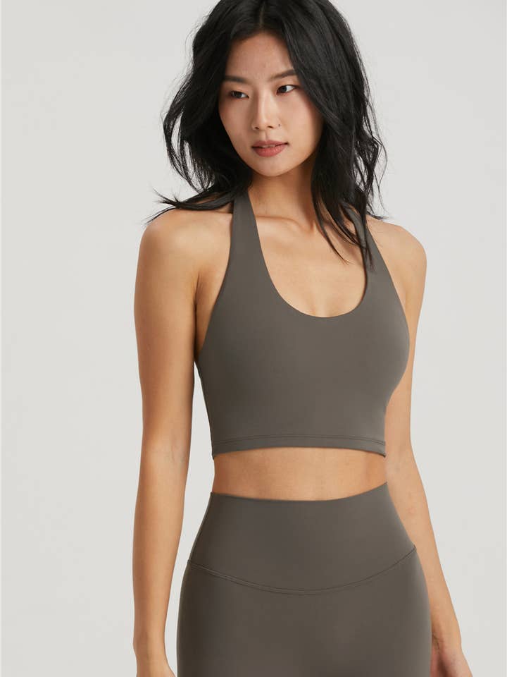 91thelabel – Großhandel Sport-BH – Damen – Daphne Lycra® Sculpt Bügel-BH mit Neckholder für Sport.8