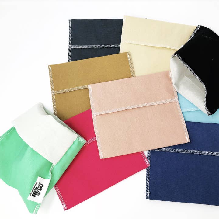 Snack Bag: Linen - Case of 6 for wholesale by Marley's Monsters