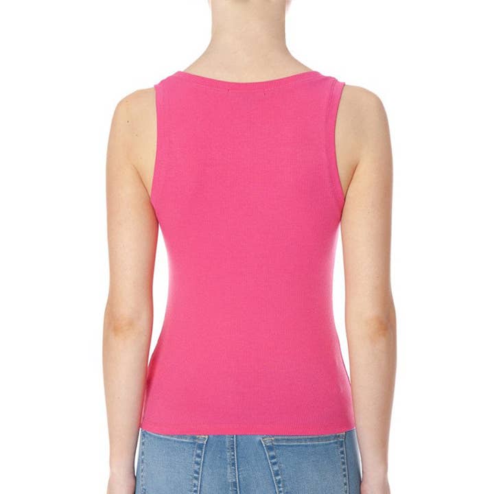 UP CLOTHING - Wholesale Tank Top - Women's - SCOOP NECK RIBBED TANK TOP3