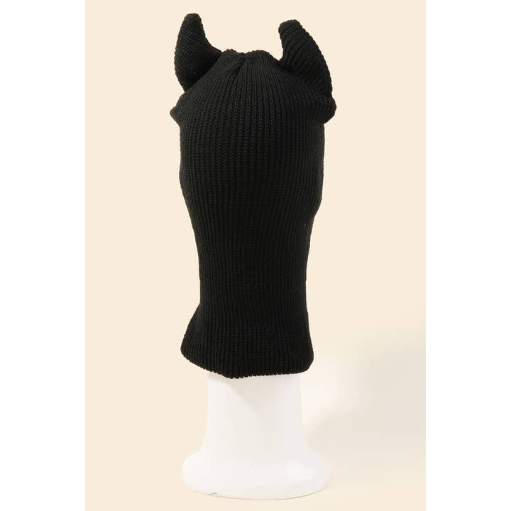 Anarchy Street - Vente Cagoule – femme - Cagoule tricotée avec cornes1