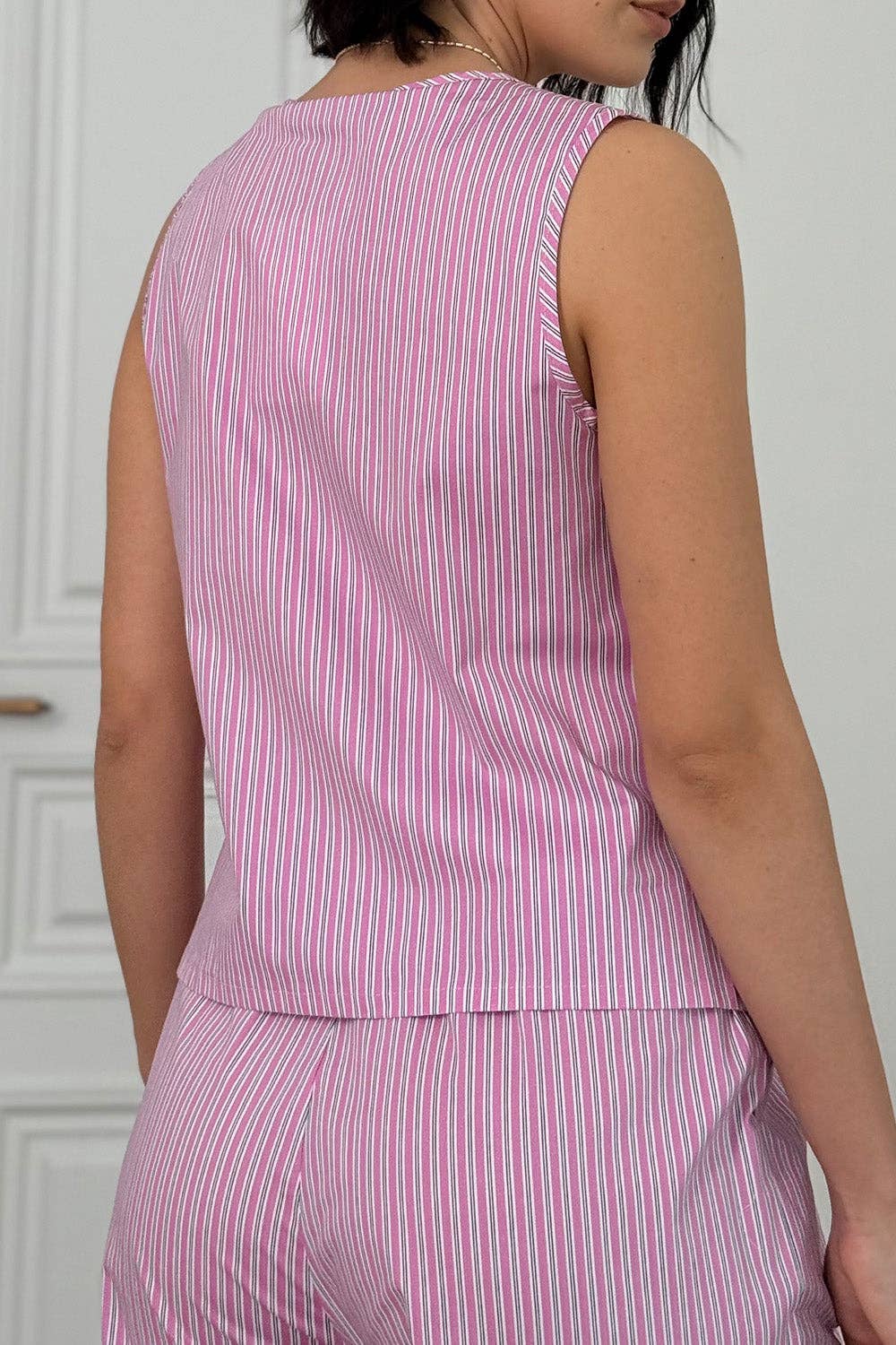 Azuri Fashion Group - Wholesale Top & Pant Set (NOT Loungewear) - Women's - Pink cotton suit5