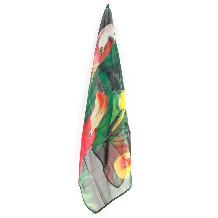 MUSEUM WEBSHOP - Wholesale Scarf – Women's - Scarf Silk, Flowers, Birdlife1