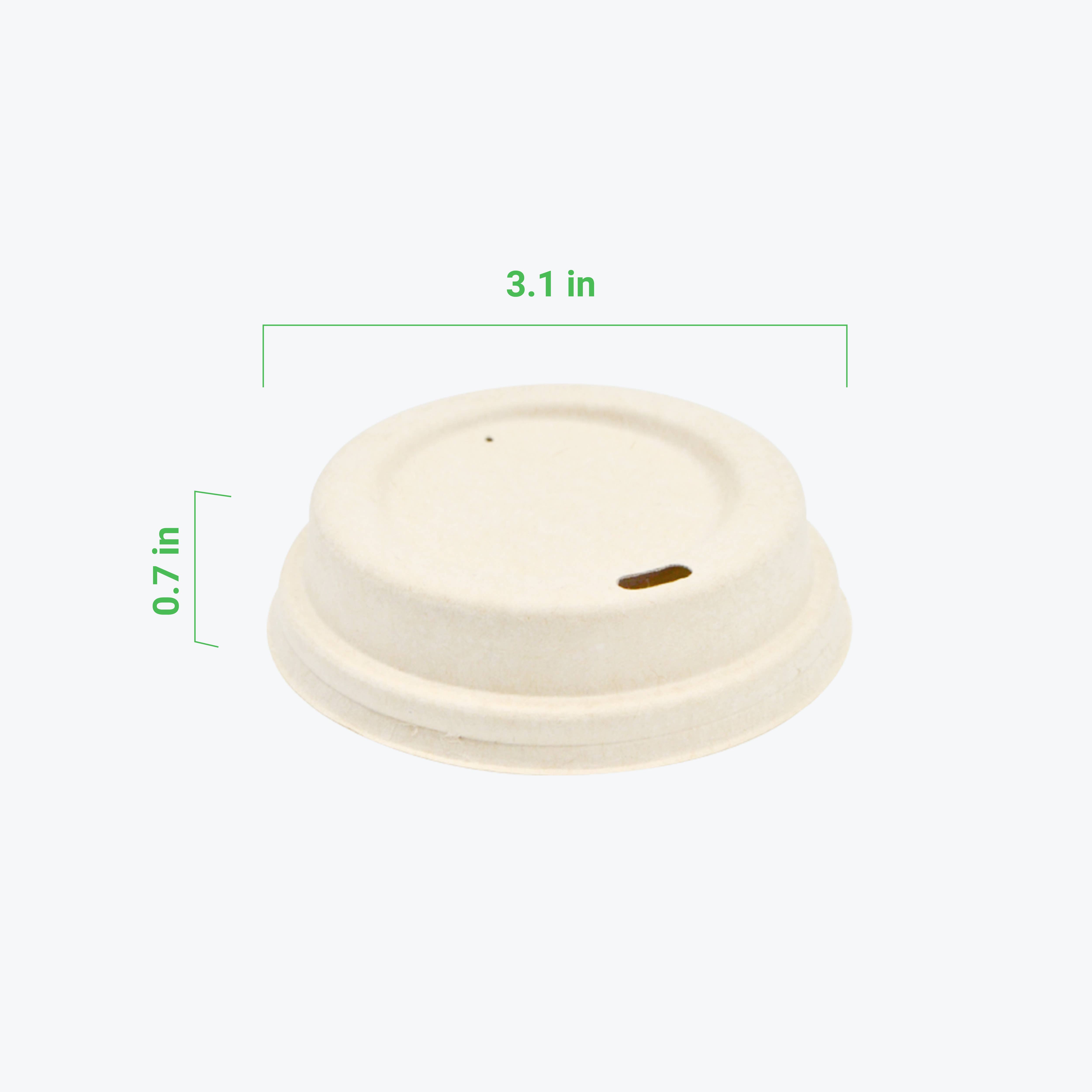 Reharvest - Wholesale Disposable Cup - Disposable 9oz Cups w/ Lids - Biodegradable Cups [1000 pcs]14