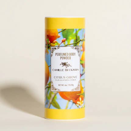 Citrus Grove Parfumeret Kropspudder 85g for engroshandel hos Camille Beckman