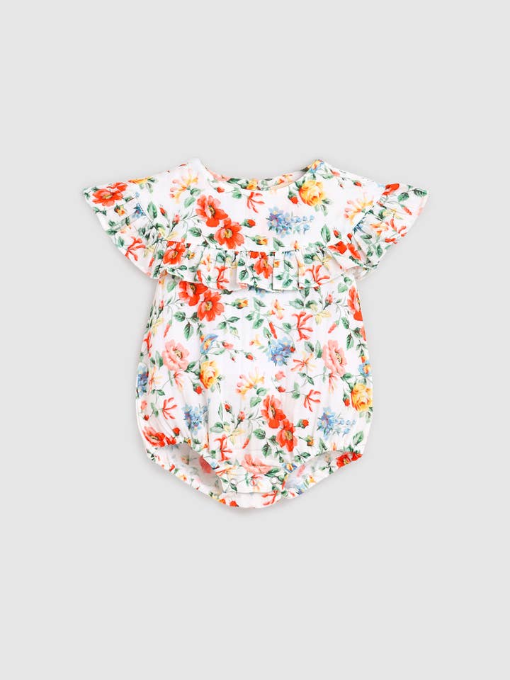 Ethel Playsuit - Smuk Blomstret for engroshandel hos Alex & Ant