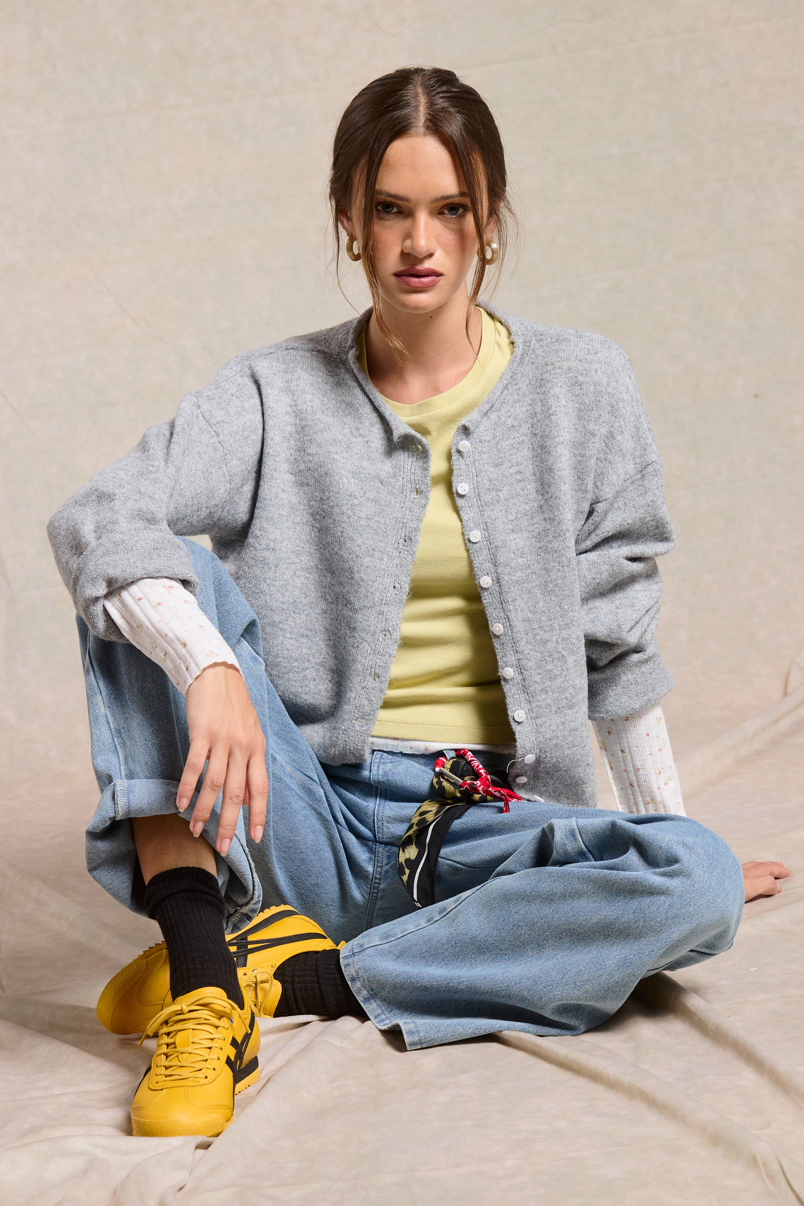 Mimosa - Wholesale Cardigan - Women's - Essential Button Down Cardigan Top23