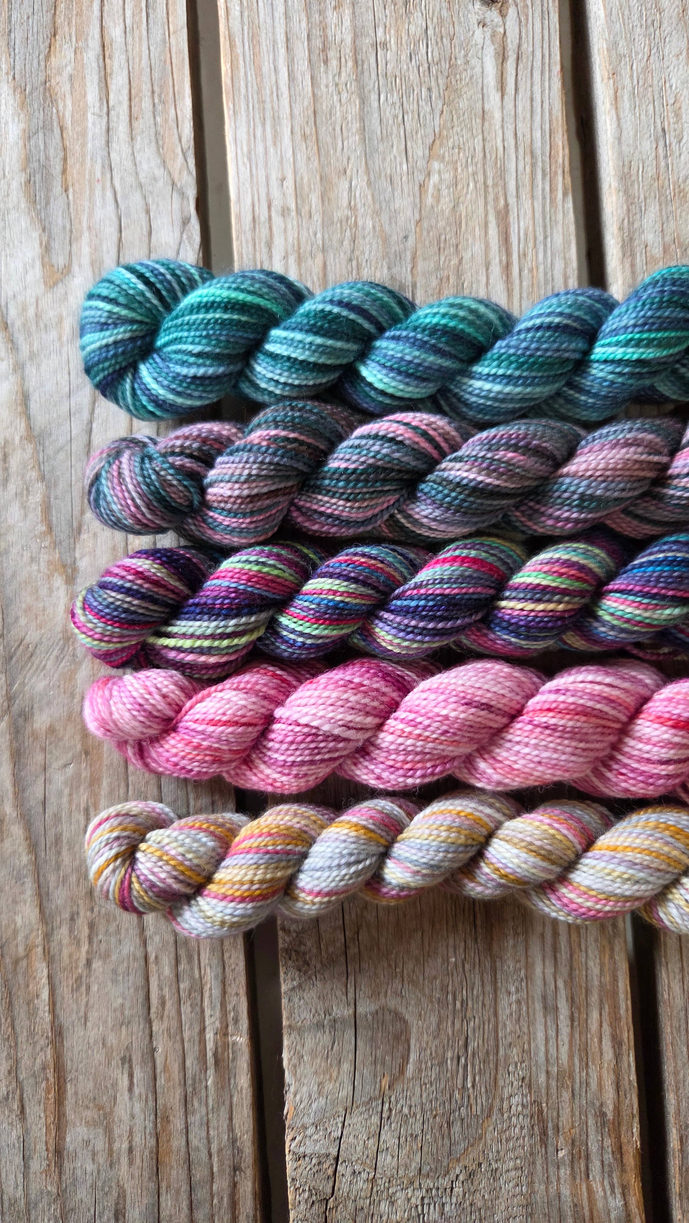 Koigu Wool Designs - Wholesale Yarn - Wibbly-Wobbly Scarf Mini Skein Sets (LYS DAY 2026)23