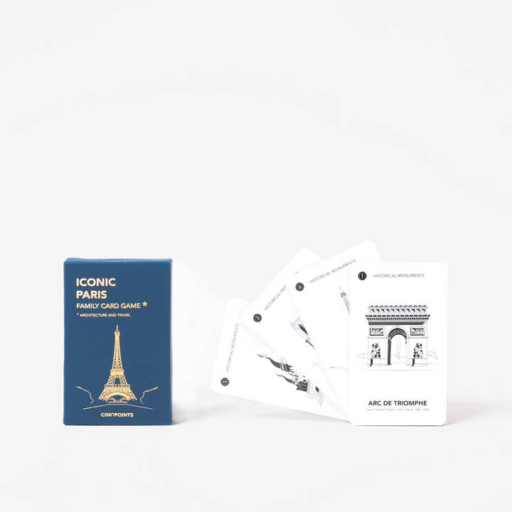 Cinqpoints - Wholesale Card Game - Iconic Paris Playing Cards game - SummerGift