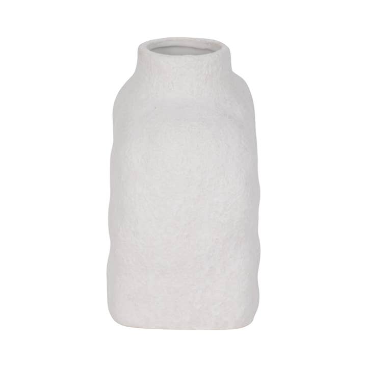 Sagebrook Home - Wholesale Vase - Ivory 6 in. Stoneware Novelty Casual Volcanic Vase