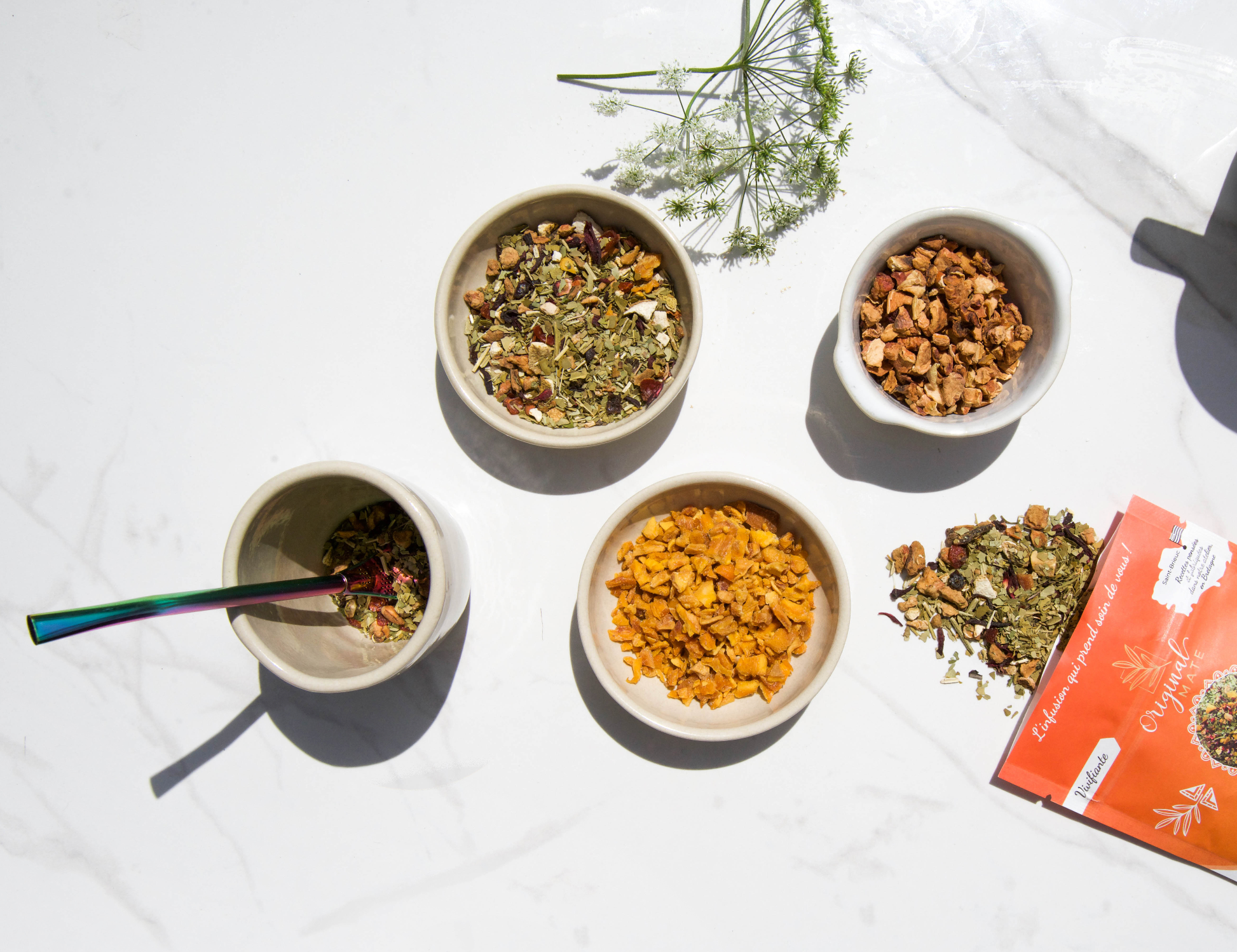 ORIGINAL MATE - Venta al por mayor Tés saludables/desintoxicantes - Mate Mango, Manzana Ecológica - 80g2