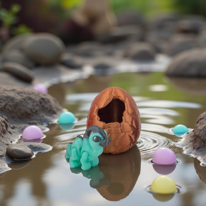 Peek-A-Saur Ducky Dino for wholesale by Fantasy Pets