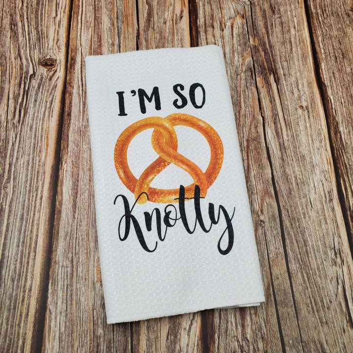 Kitchen Towel - I'm so Knotty for wholesale by Blooms n rooms