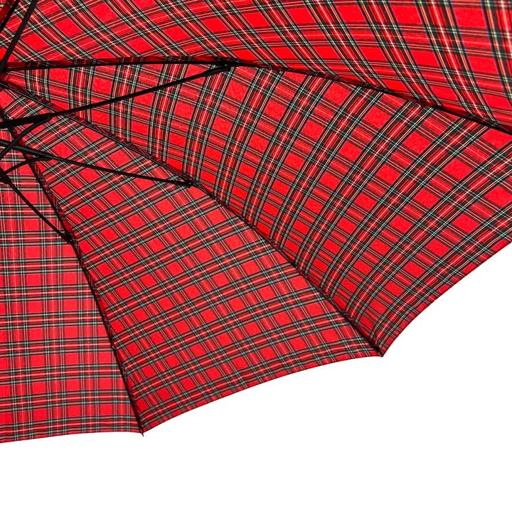Soake - Wholesale Umbrella - Unisex - Everyday Tartan Stick Umbrella Red3