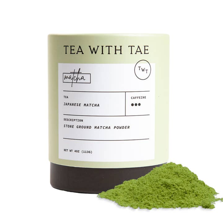 Tea with Tae - Wholesale Health/Detox Tea - Premium Japanese Matcha (Green Tea Powder) Large Tube (4oz.)