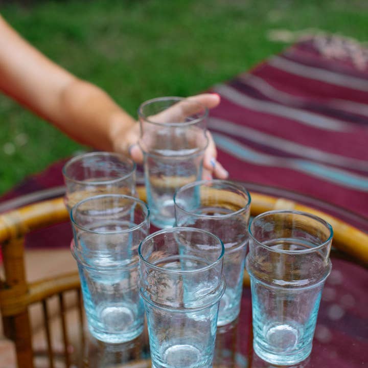 Voyage - Vente Verre/tasse - Verre Bleu Cristal Marocain (24)0