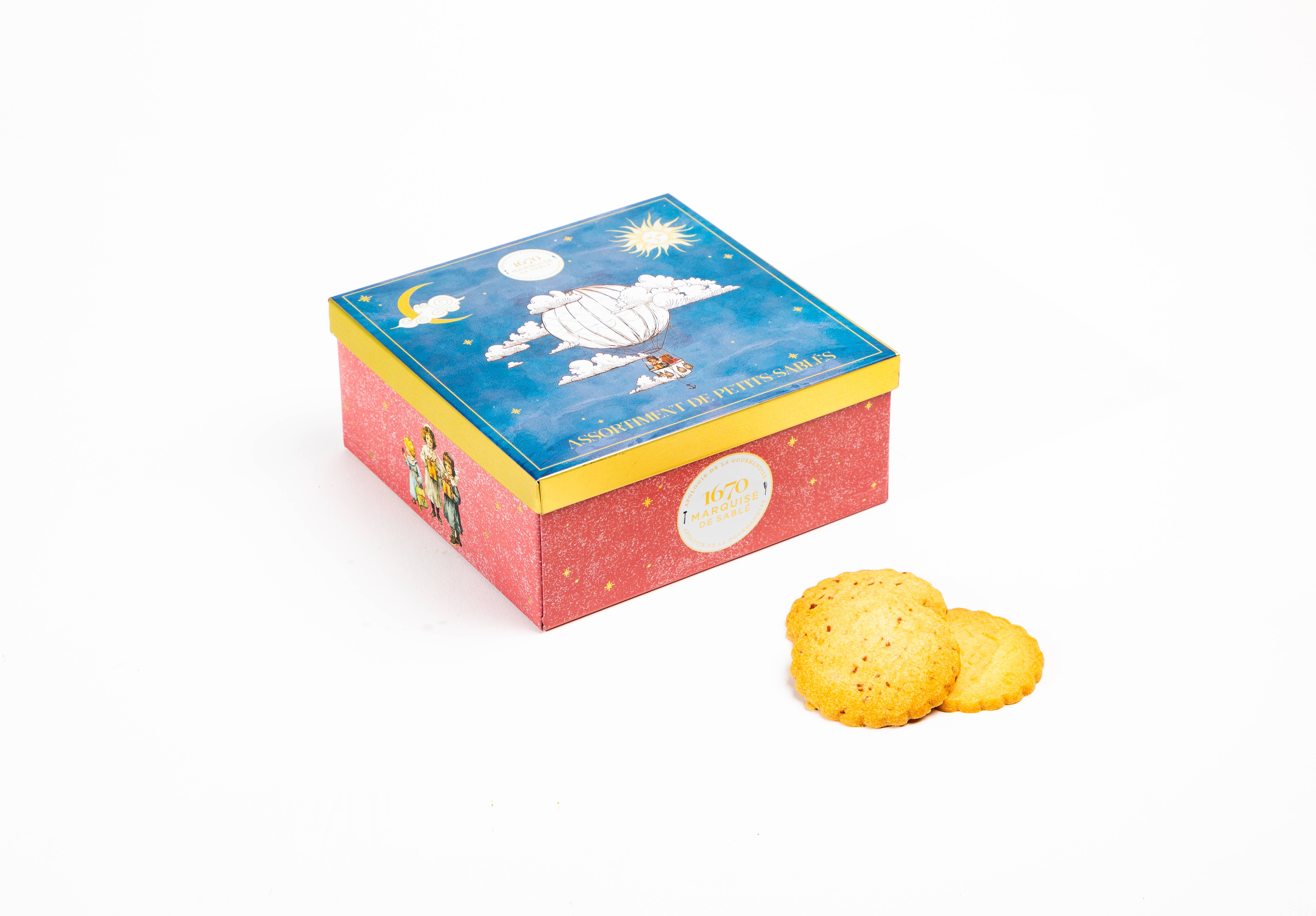 LA SABLESIENNE – Engroshandel Cookie – Shortbread-kager - « Starry sky » æske 200 g