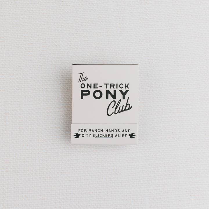 Morgan Lacey Hart - Wholesale Matches - The One-Trick Pony Matchbook | New Design!